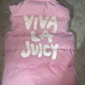Juicy Couture barely worn reversible vest!!